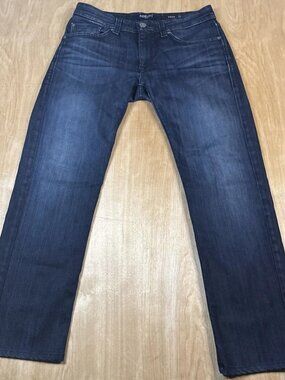 Fidelity Denim Jimmy Men’s Straight Leg Blue Black Jeans Size 32x30